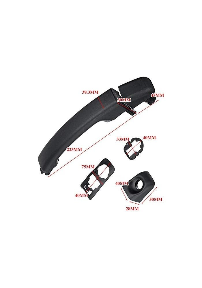 DEMULAX Car Door Handle Cover for Vauxhall and Renault - Image 2