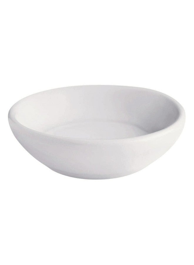 G.E.T. High-Strength Porcelain Butter Pad, 3.5", White (Set of 12)
