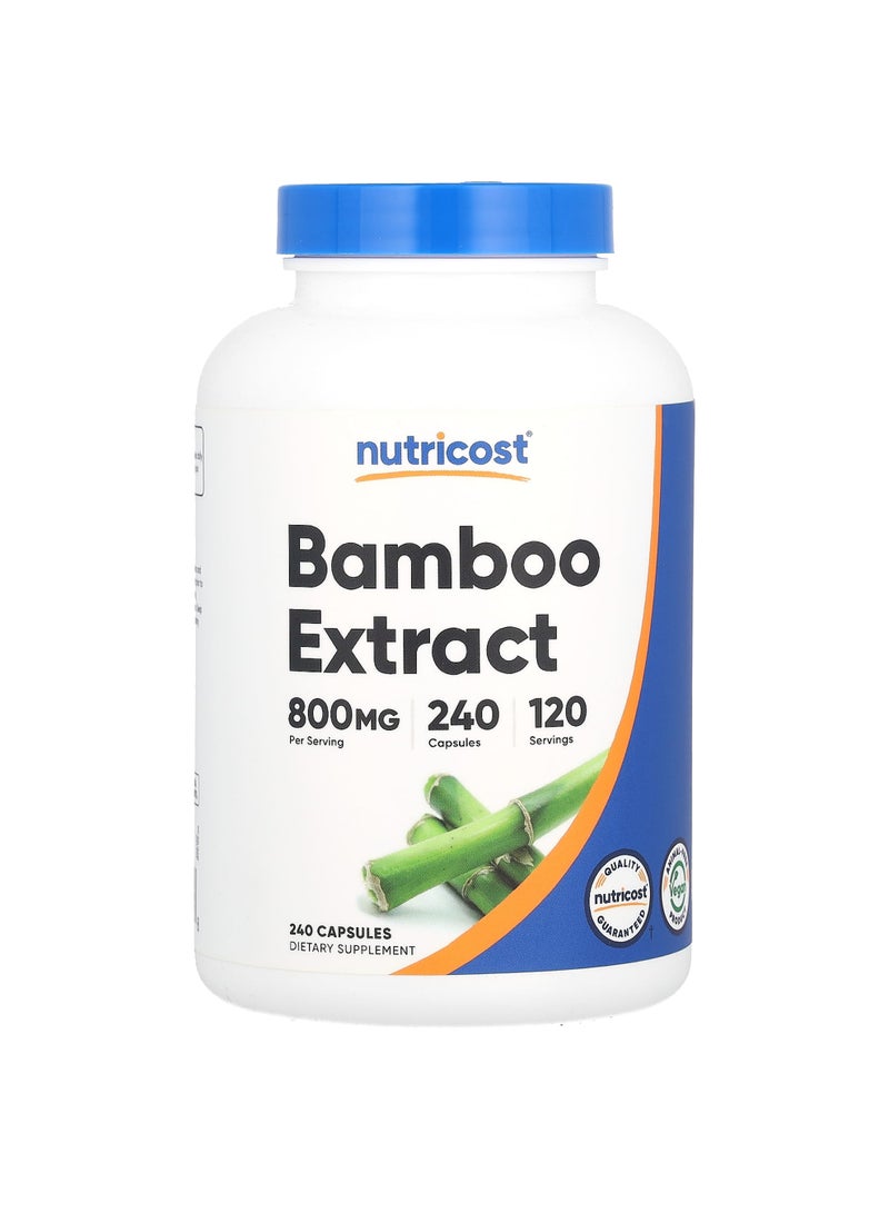 Bamboo Extract, 240 Capsules (400 mg per Capsule)