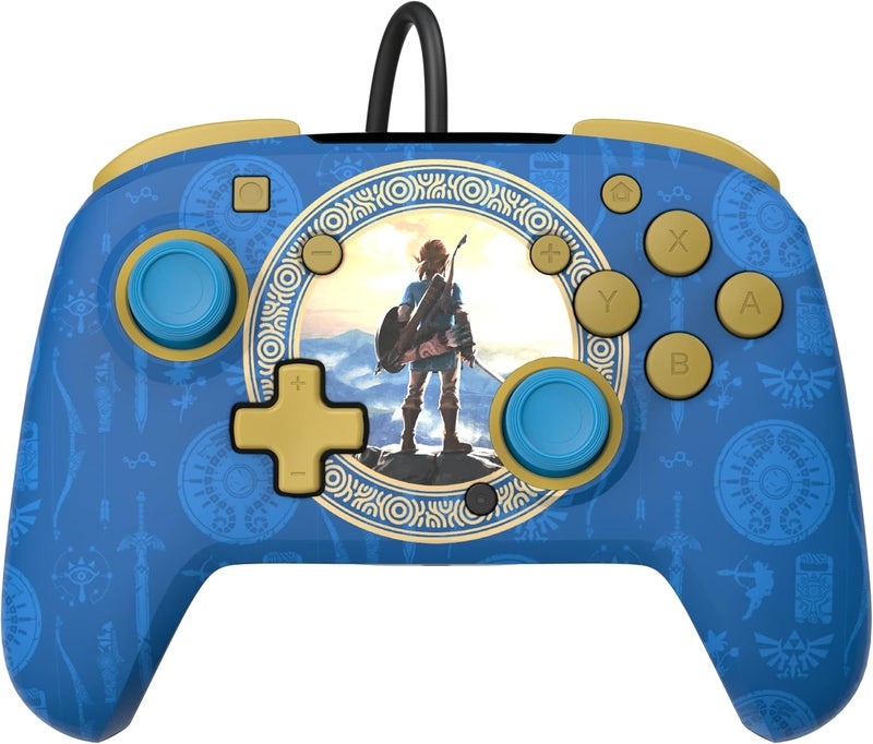 Rematch Wired Controller · NS · Hyrule Blue - Image 1