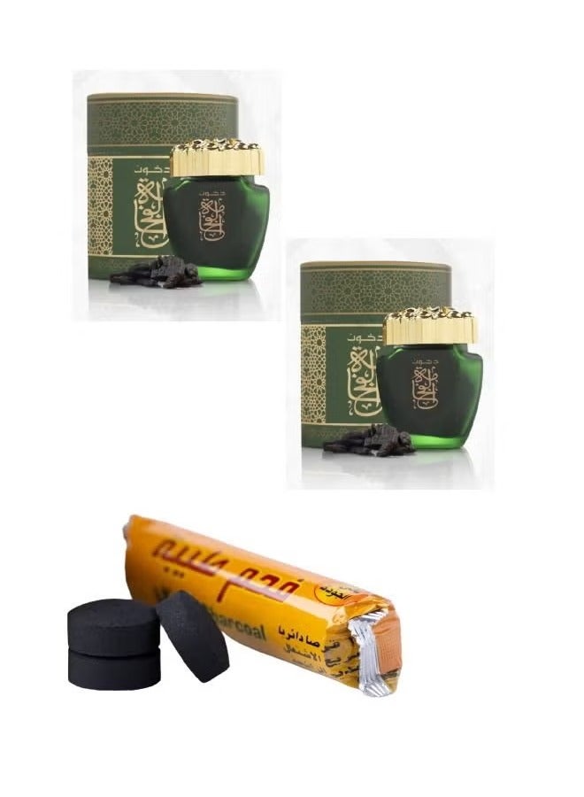 aashiq al-oud Dakhoon luxury charcoal two pieces