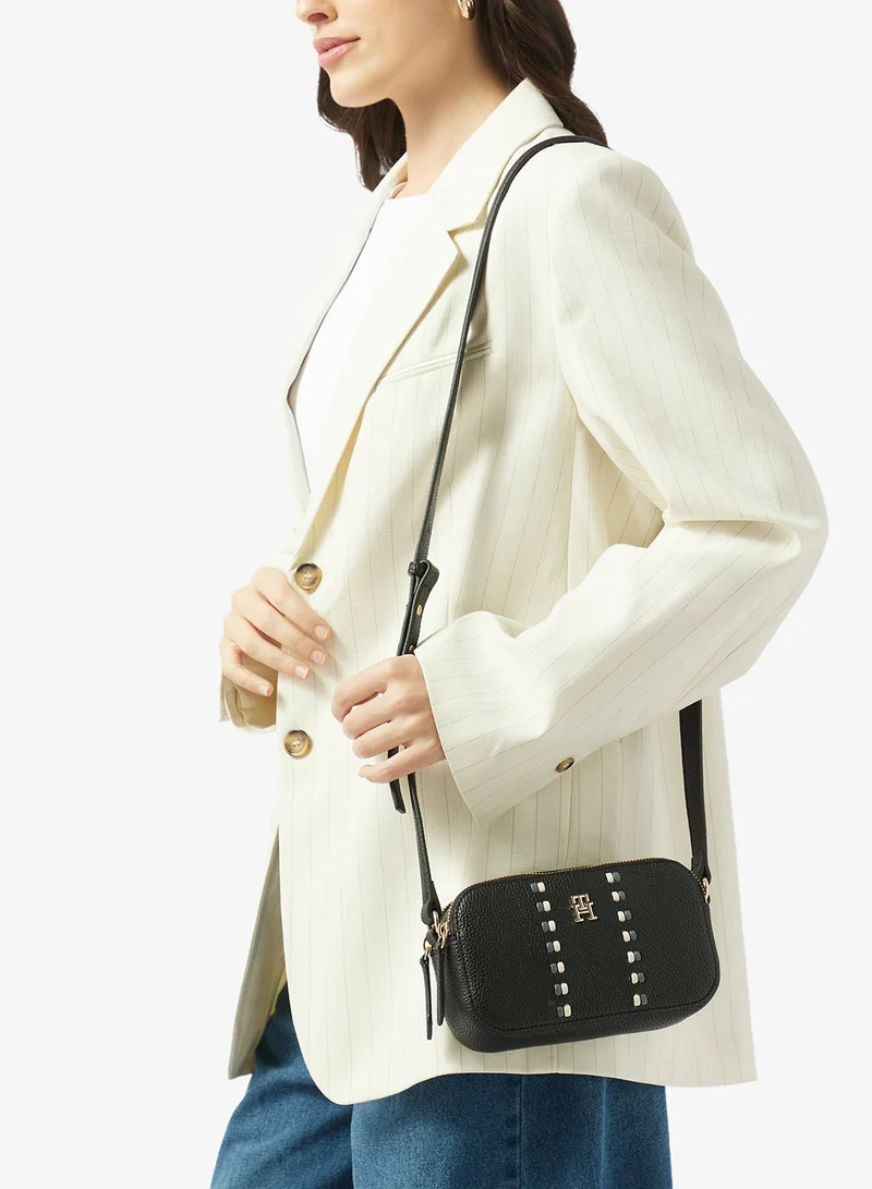 TOMMY HILFIGER  Signature Tape Camera Bag for Women | Best Price UAE