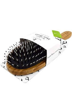 Beauty by Earth Boar Bristle Hair Brush Hair Brushes For Women, Curly Hair Brush With Nylon Pins, Detangler Brush, Wooden Hair Brush For Men, Bamboo Brush For Curly Hair, Hairbrush For Women, Boar Bristle Brush  - Image 2