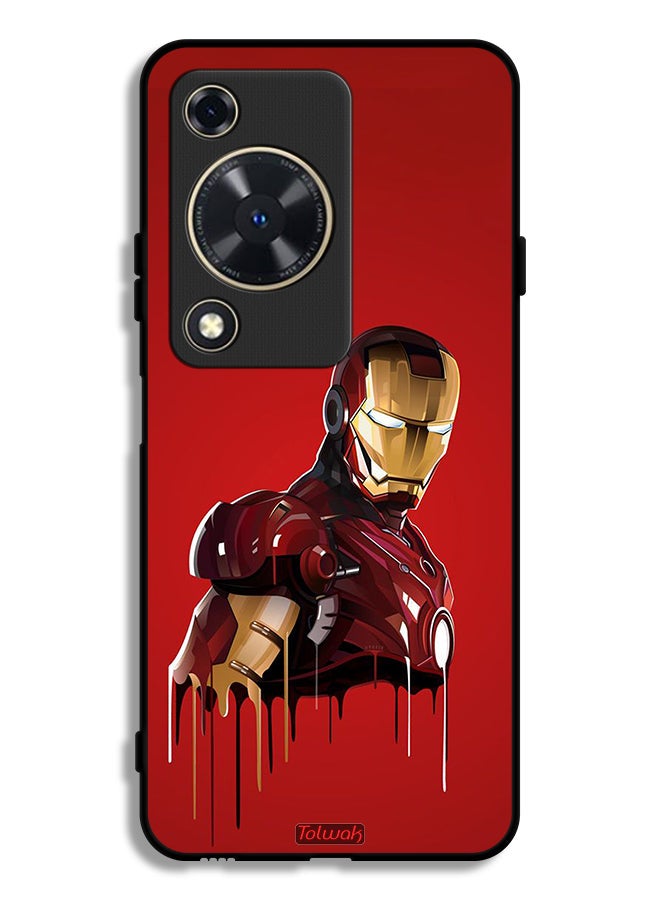 Tolwak Huawei Nova Y72S Protective Case Cover Iron Man Art