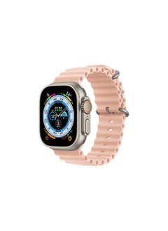 Ocean Silicon Rubber Strap For Apple Watch Ultra 49mm 45mm 44mm And 42mm