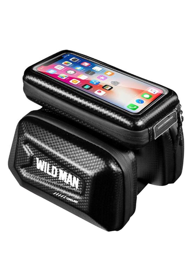Generic Mountain Bicycle Front Frame Phone Holder Bag  - Image 1
