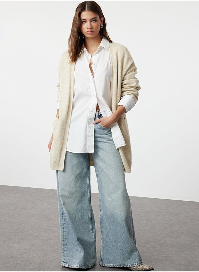 trendyol Pocket Detailed Knitwear Cardigan TWOAW24HI00381  - Image 1