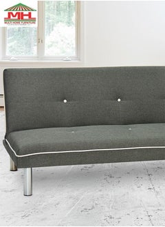 Multi Home Furniture 3-Seater Tufted Sofa Bed MH-125-GREY  - Image 5