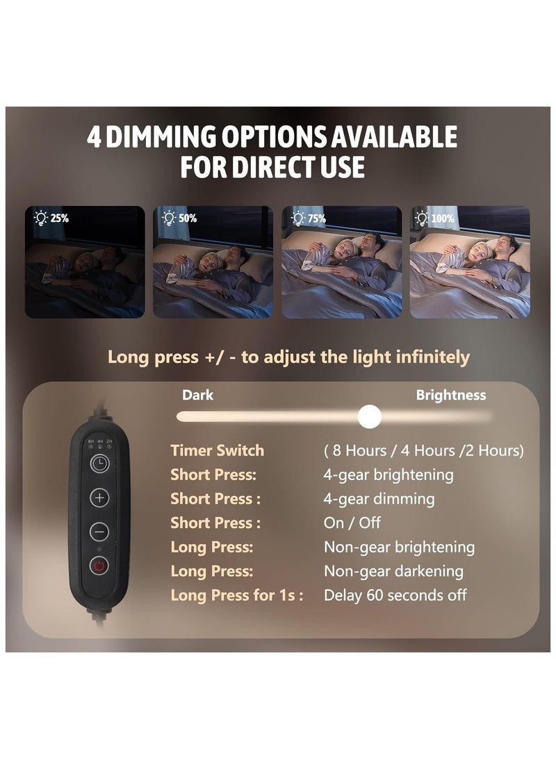 SYOSI مصباح تدفئة الشموع مع خافت، مصباح كهربائي قابل للتعديل مع خافت ومؤقت، جهاز إذابة الشمع مع 2 لمبة، لشموع الجرة والشموع المعطرة، مصباح إذابة الشموع لمختلف أنواع الشموع - Image 4