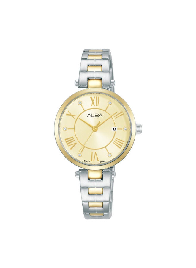 Stainless Steel Analog Wrist Watch AH7AM6X1