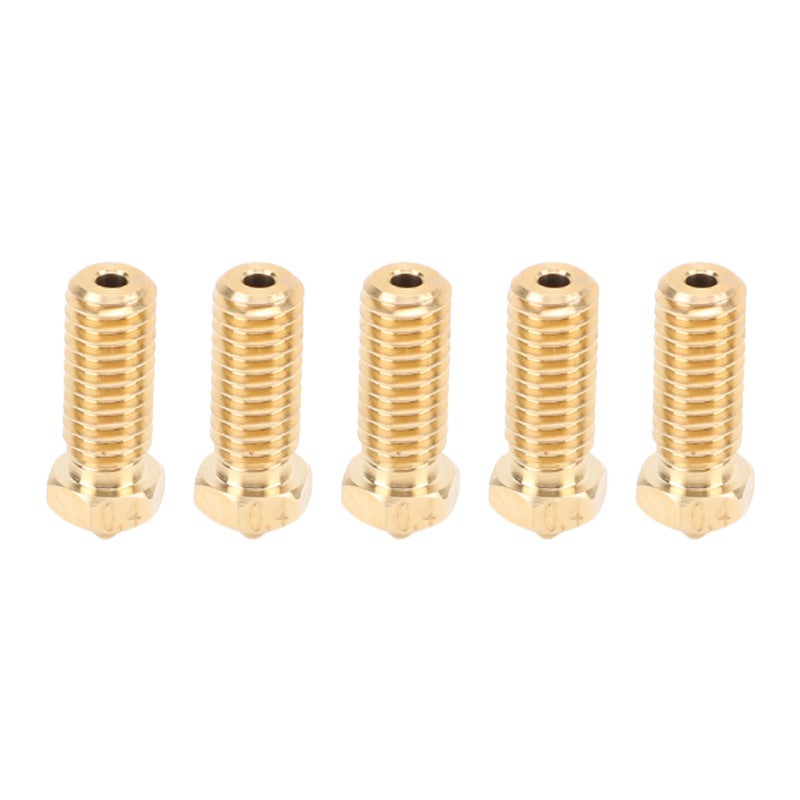 3D Printer Nozzle Brass Material Fine Machining Extruder Nozzle - Stable Temperature Even Extrusion Replacement Nozzle for QiDi Tech 3D Printers High Speed Fused Deposition Modeling Projects - Image 4