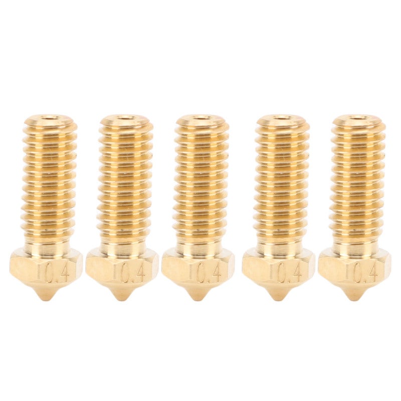 3D Printer Nozzle Brass Material Fine Machining Extruder Nozzle - Stable Temperature Even Extrusion Replacement Nozzle for QiDi Tech 3D Printers High Speed Fused Deposition Modeling Projects - Image 5