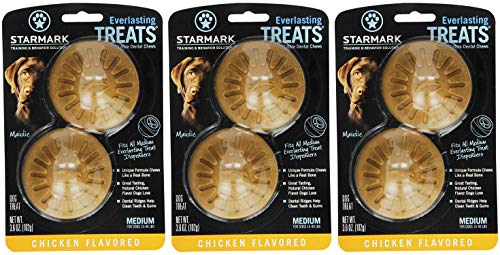 Starmark Everlasting Treats Dental Chews Medium Chicken 2ct 3pk