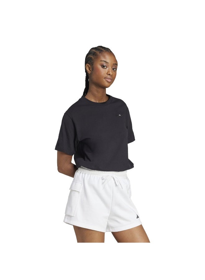 Adidas SLIDE TEE Black Training For Women XS - Image 4