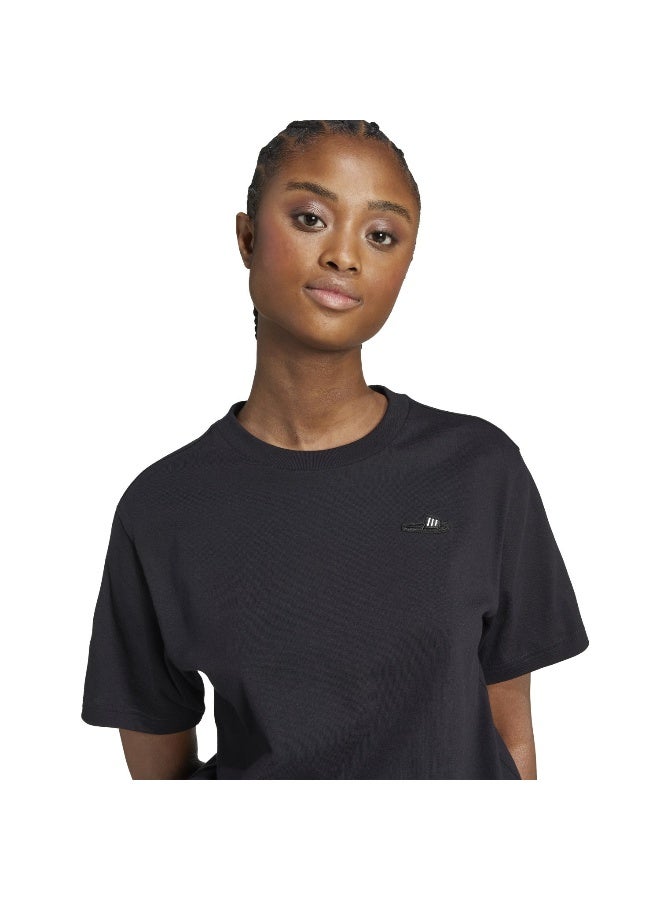 Adidas SLIDE TEE Black Training For Women XS - Image 5