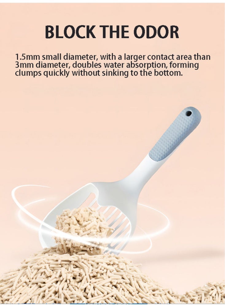 Tofu Cat Litter - Fast Clumping, Flushable, Ultra Absorbent, Low Dust, Fresh Scented, Odor Control, 6L, 2 Pack - Image 3