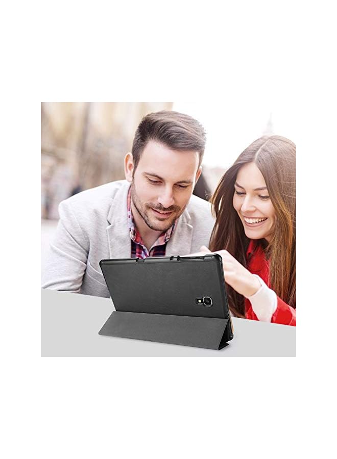 Procases جراب Galaxy Tab A 10.5 T590 T595 T597 إصدار 2018، جراب واقٍ رفيع وخفيف الوزن مع حامل صلب لجهاز Galaxy Tab A 10.5 بوصة Sm-T590/T595/T597 - أسود - Image 4