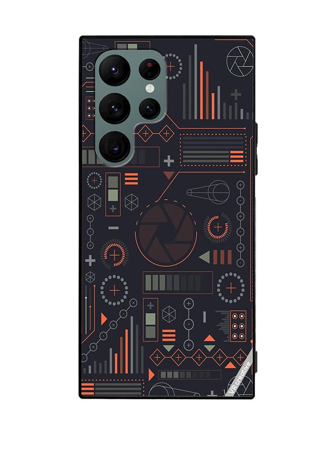 VR CREATIVE Protective Case Cover For Samsung Galaxy S22 Ultra 5G Multicolur Design Multicolour - Image 1