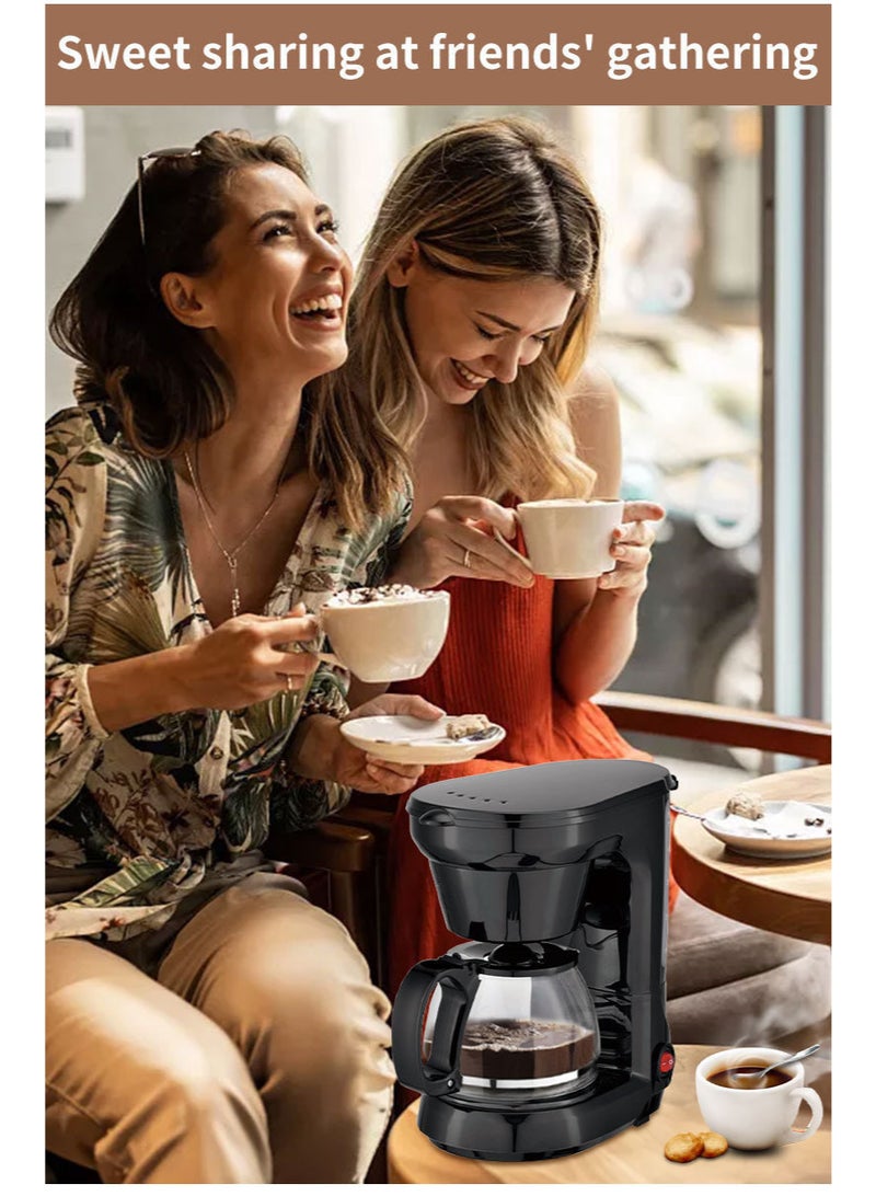 650 W High-Power 750 ML Drip Coffee Maker & American-Style Milk Tea Machine – Insulated Warm-Plate Coffee Pot for Smooth, Mellow Brew  - Image 5