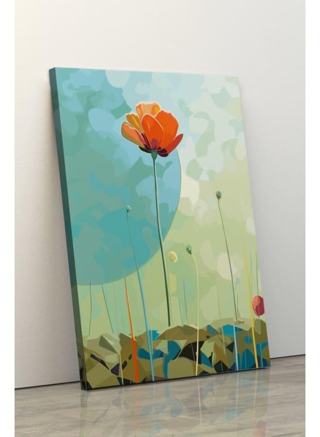 Home Gallery Large Vertical Poppy Printed Canvas wall art 120x80 - Image 5