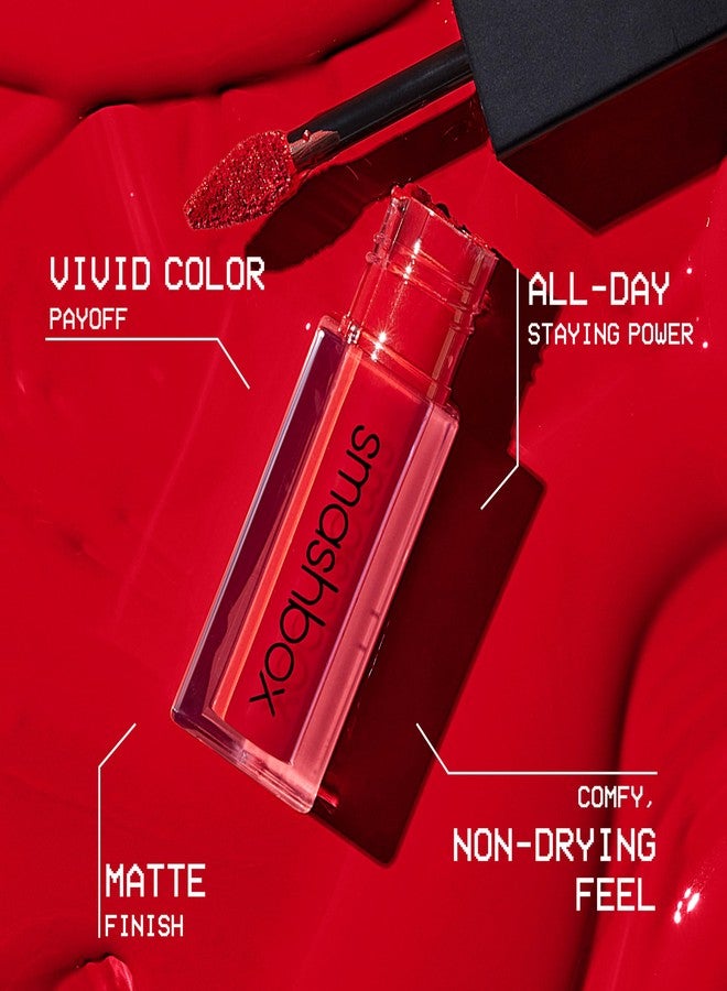 Smashbox Always On Longwear Matte Liquid Lipstick| Long Lasting, Waterproof + Non-Drying, Big Spender - Image 3