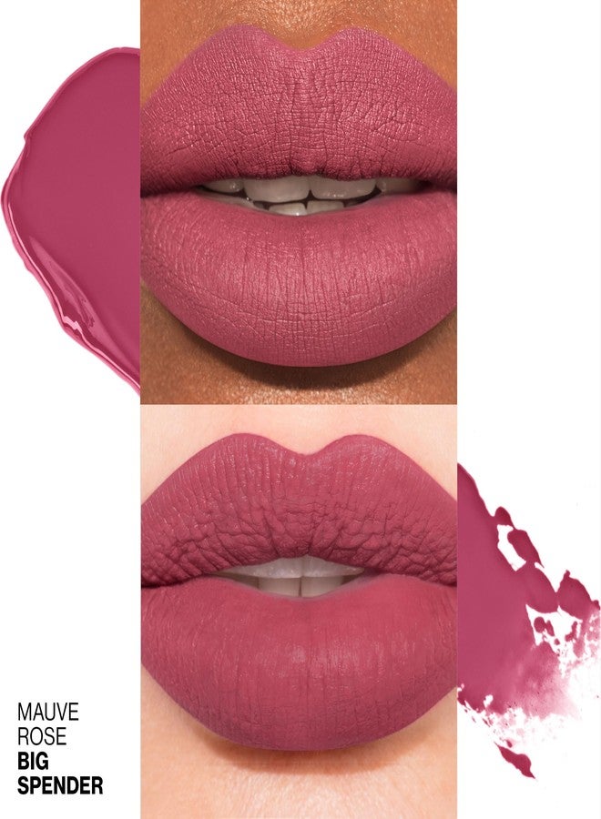 Smashbox Always On Longwear Matte Liquid Lipstick| Long Lasting, Waterproof + Non-Drying, Big Spender - Image 2