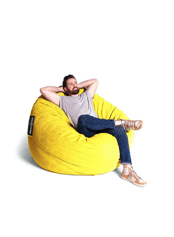 Bean2Go كيس حبوب قماش عملاق باللون الأصفر - Image 2