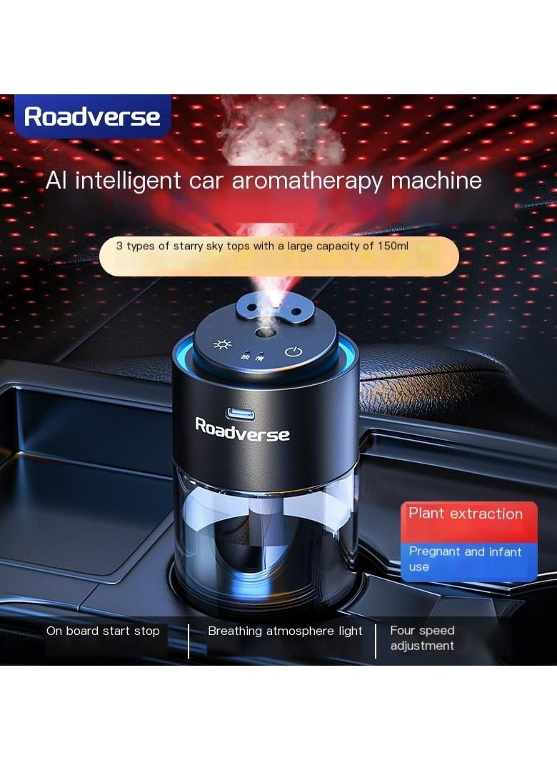 REBENUO Air Freshener Car  150ml Large Capacity Starry Sky Design(Black) - Image 5