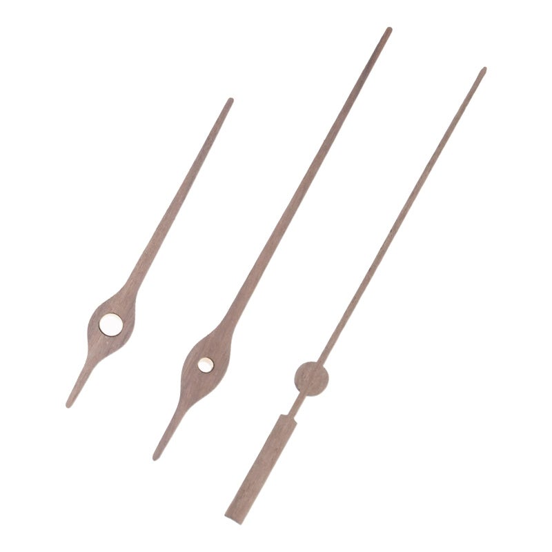 S03 Quiet Wall Clock Movement Mechanism Kit With Multiple Shaft Lengths And Wood Hands - Image 3