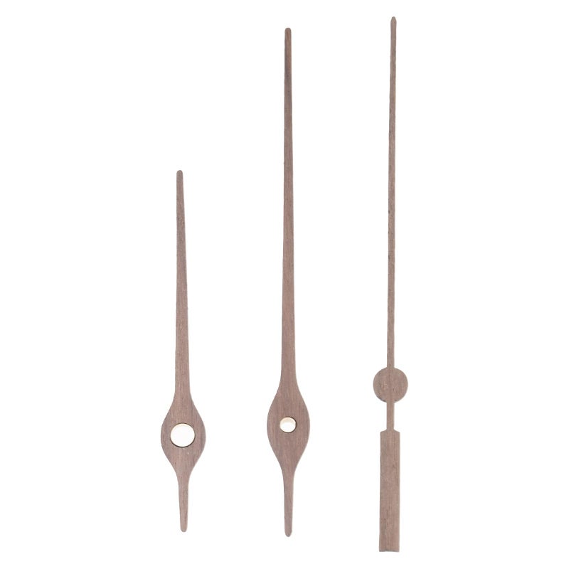 S03 Quiet Wall Clock Movement Mechanism Kit With Multiple Shaft Lengths And Wood Hands - Image 1
