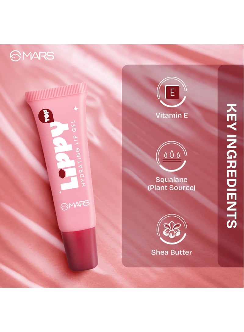 MARS COSMETICS Lippy Top Hydrating Lip Gel (10ml) (06-TOASTY RAISIN) | Nourished With Vitamin-E & Shea Butter | Long Lasting Hydration | Glossy Finish | Easy to Apply - Image 5