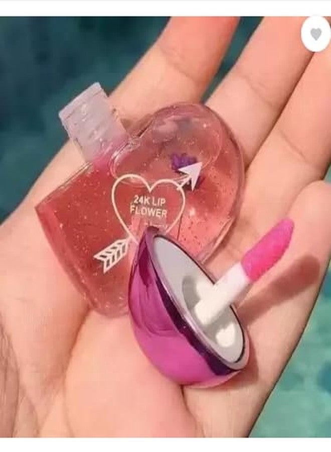 SHENY SOFT Heart Magic Lip Gloss in waterproof Pink Tint - Image 1