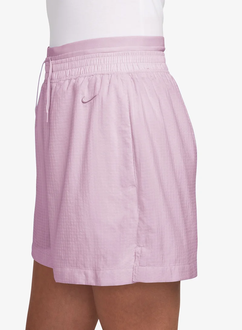 Nike BLEACHED LILAC/(BLEACHED LILAC) Lightweight Ripstop Shorts for Women | Best Price UAE