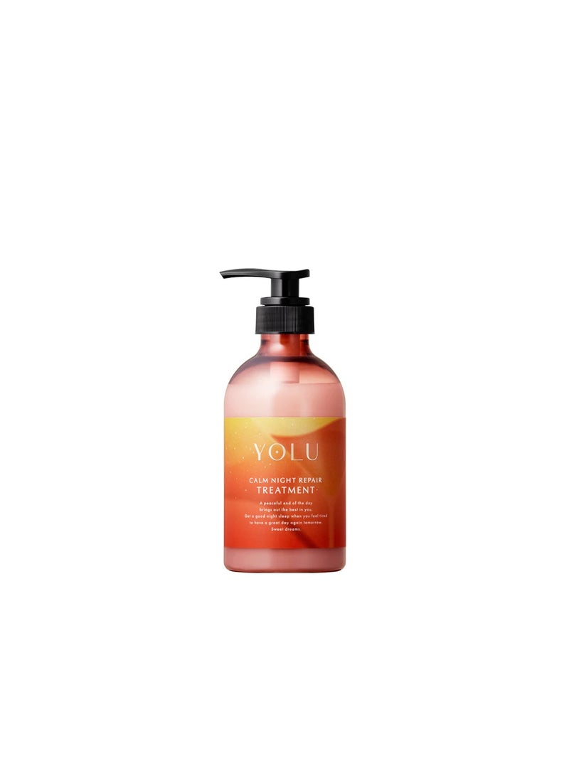 YOLU Mocktail Calm Night Repair Hair Treatment 440g, Intensive Overnight Hair Repair Mask for Dry, Damaged & Frizzy Hair, Deep Hydration & Nourishment, Orange Blossom Fragrance, Ceramide & Botanical Extracts