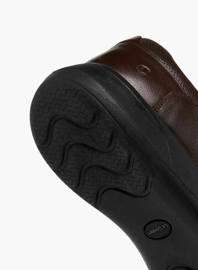 لو كونفورت حذاء لوفرز سهل الارتداء بلون سادة