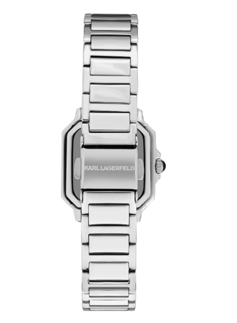 Karl Lagerfeld Women's 33X27.8MM Black, Matt Dial Stainless Steel Watch - R0553102502 - Image 3