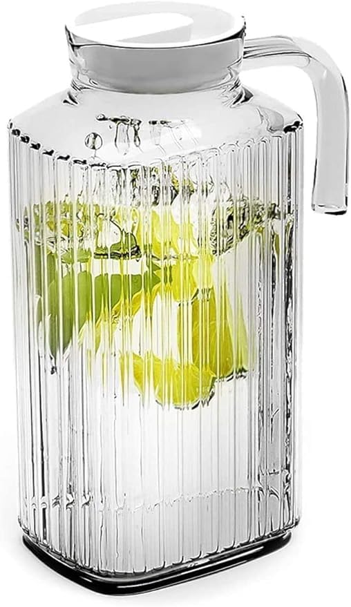 Keystone Fridge Pitcher - 1600 ml.Multipurpose Jug, Easy Pour Spout & Strong Handle, Transparent jug for Home, Office, Pitcher for Serve Water, Milk, Juice, Beverage, Lassi, Cocktail  - Image 1