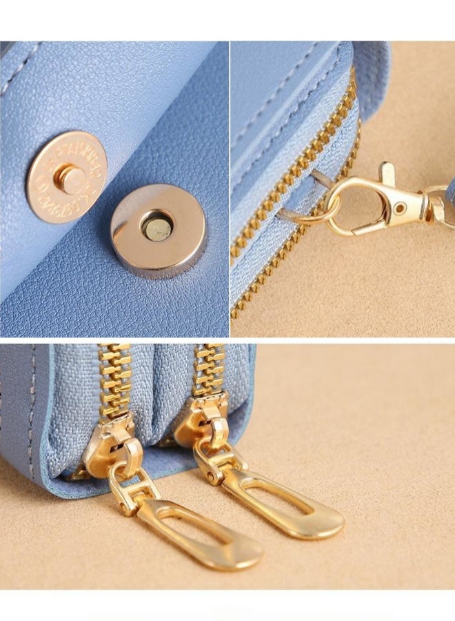 Women's Small PU Leather Crossbody Bag, Ladies Touch Screen Mobile Phone Bag Dhoulder Bag Sling Bag Side Bag Carry Bag, Key/Cash/Passport/Storage Wallet Card Holder Coin Purse for Girls/Students  - Image 4