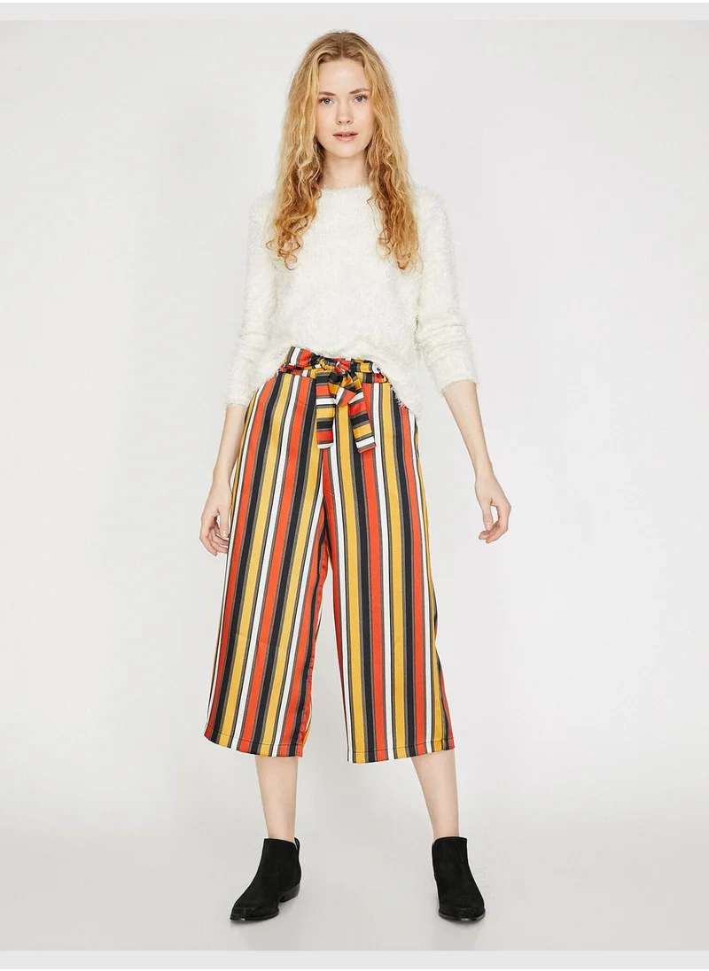 KOTON Striped Trousers