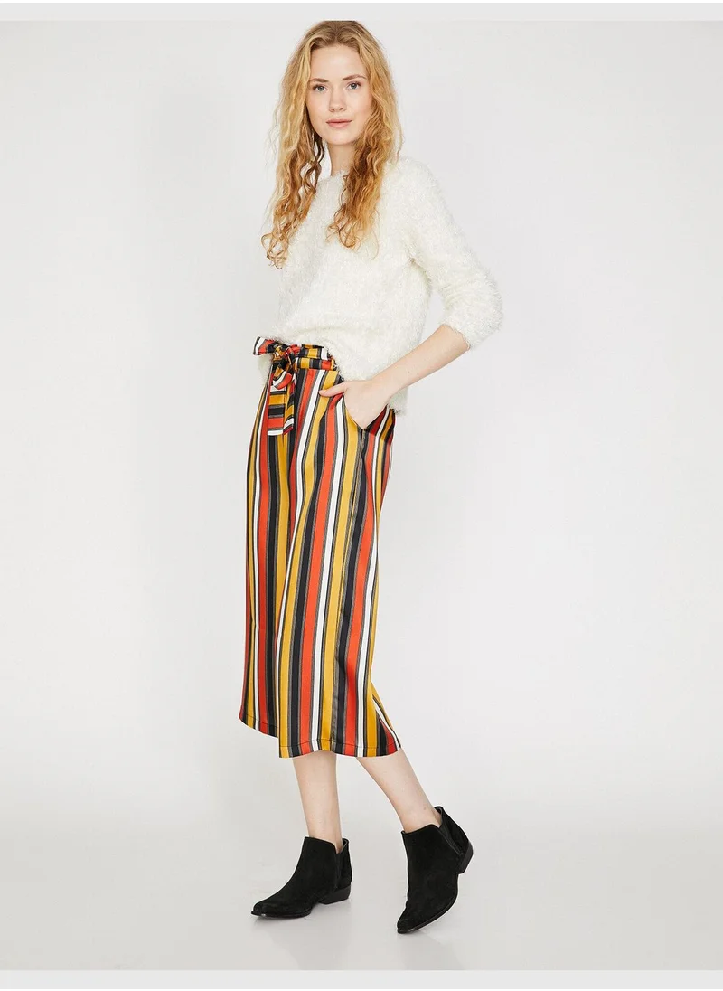 KOTON Striped Trousers