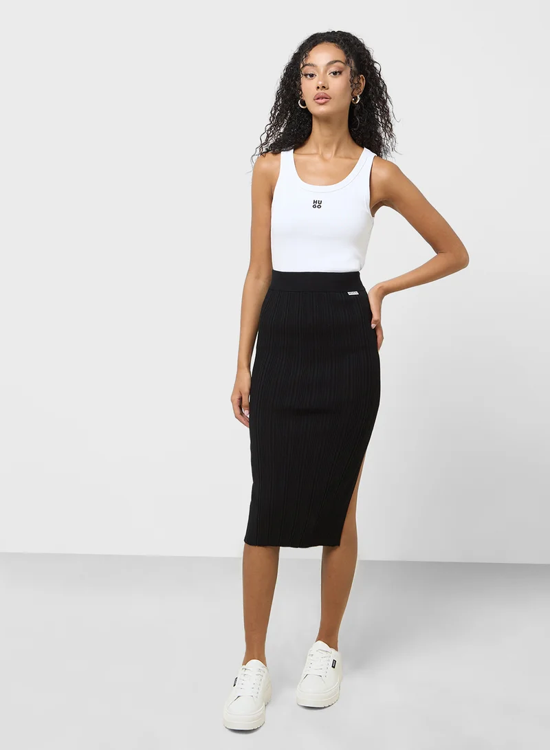 HUGO High Waist Skirt