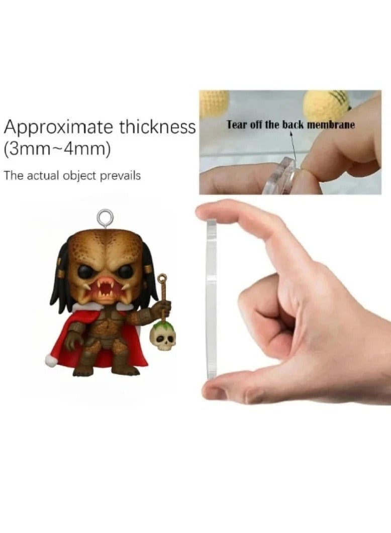 كيبوب سلسلة مفاتيح على شكل شخصيات كيبوب صائدي الشياطين، ديكور منزلي، زينة للمكتب لمحبي الصيادين، مجموعة من 24 قطعة - Image 2