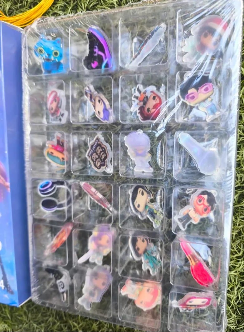 كيبوب سلسلة مفاتيح على شكل شخصيات كيبوب صائدي الشياطين، ديكور منزلي، زينة للمكتب لمحبي الصيادين، مجموعة من 24 قطعة - Image 4