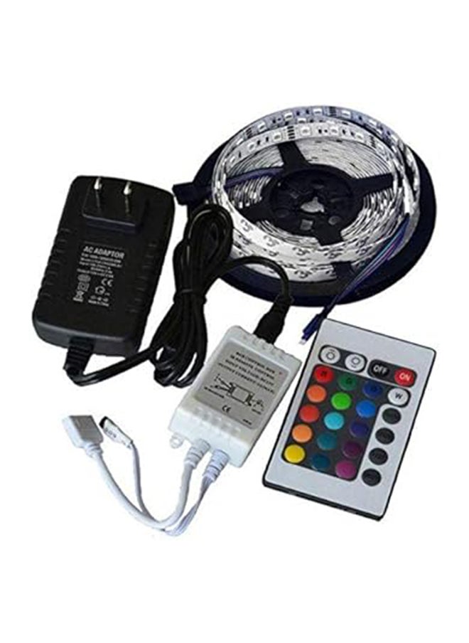 Vmax - 12v LED Flexible  Waterproof Strip 5m 5050 300LEDs With Remote Rgb Color - Image 1