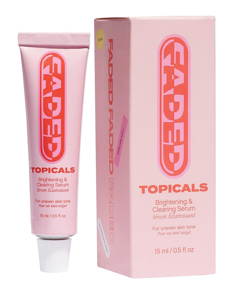 Topicals Faded Brightening and Clearing Serum | Reduces Discoloration, Post-Blemish Marks, Scars and Spots | Contains Kojic Acid and Niacinamide | Dermatologist-tested, Vegan, Cruelty-Free (0.5 Fl Oz) - Image 1