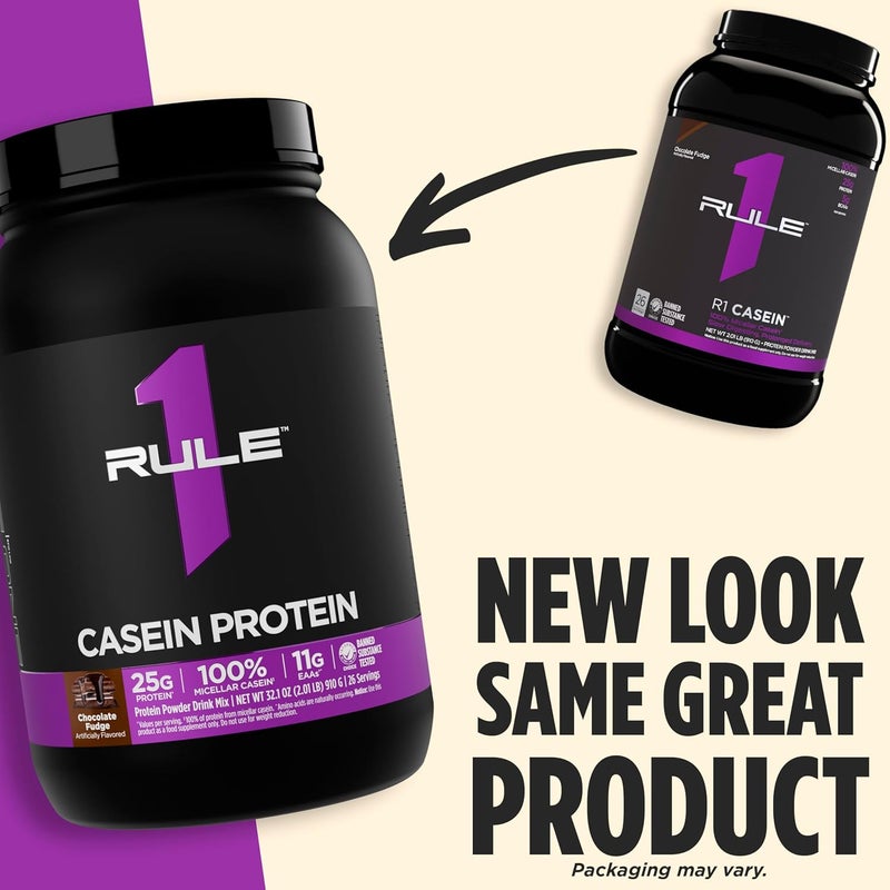 Rule 1 Proteins Rule 1 Casein Protein  25g Protein and 11g EAAs Per Serving from SlowRelease Micellar Casein for Overnight Recovery and Sustained Delivery Between Meals 2 Pounds Chocolate Peanut Butter - Image 4