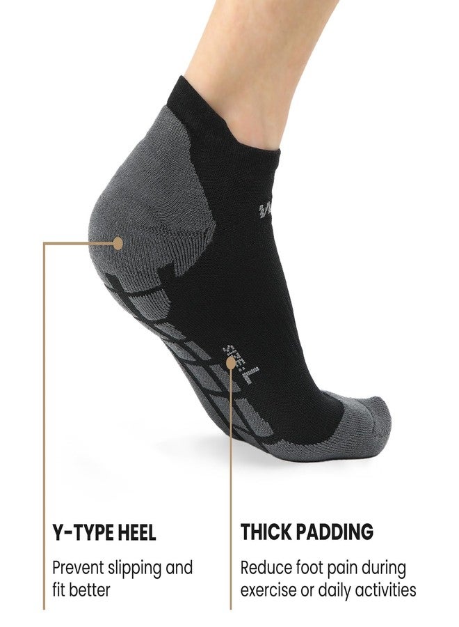 واندر جوارب رياضية ضاغطة للرجال من WANDER، جوارب قصيرة للكاحل، جوارب رياضية للجري، جوارب قصيرة قابلة للتهوية مع دعم لقوس القدم، 7 أزواج - Image 2