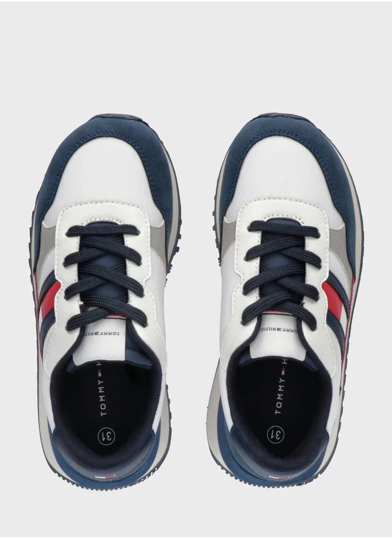 TOMMY HILFIGER Kids Low Top Lace Up Sneakers