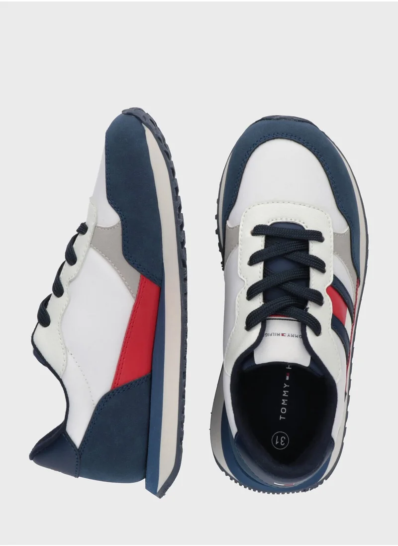TOMMY HILFIGER Kids Low Top Lace Up Sneakers