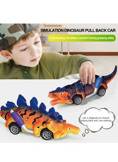 Y&D SYOSI Dinosaur Toys, 6 Pack Pull Back Cars Toy, Dino Car Toys for Kids Animal Vehicles Games Toddler 3-7 Year Old Boys Girls Birthday Party Favors  - Image 5